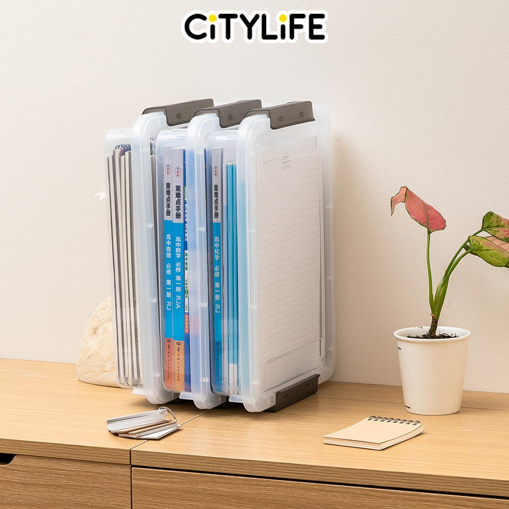 Citylife 3.2L/4.5L Widea Stackable A4 Organizing Box File Storage Container Box X-631213