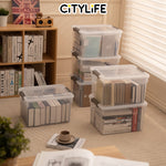 Citylife 30L Widea Transparent Storage Box Stackable Storage Container Box - XL X-6325