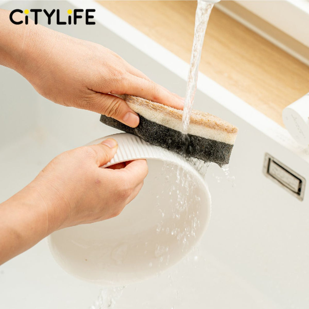 🔥NEW🔥Citylife Kitchen Sponge Sponge Dual-Side Scrub Sponges for Kitchen Cleaning, Dishwashing