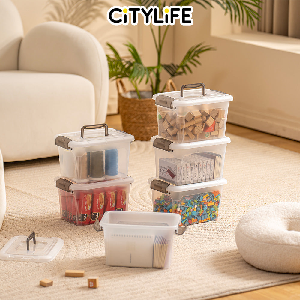 Citylife 5L/8L Handheld Medicine Stackable Storage Container Box First Aid Box Tool Box storage box X-617475