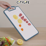 (BUNDLE OF 2) - Citylife Anti-bacterial Non-slip Kitchen Meat Fruit Vegetable Chopping Board Food Chopping Board KB-715455