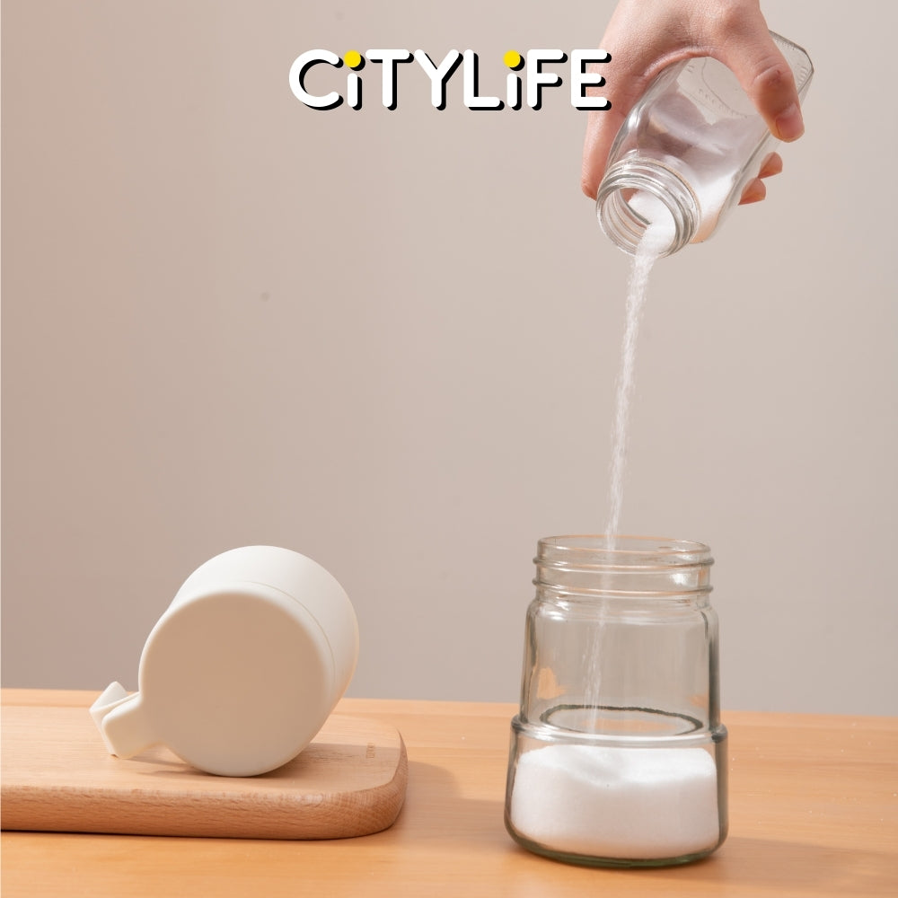 Citylife 350ml Large Capacity Seasoning Bottle Bottle Spice Container for Kitchen Cooking Seasonings H-9456