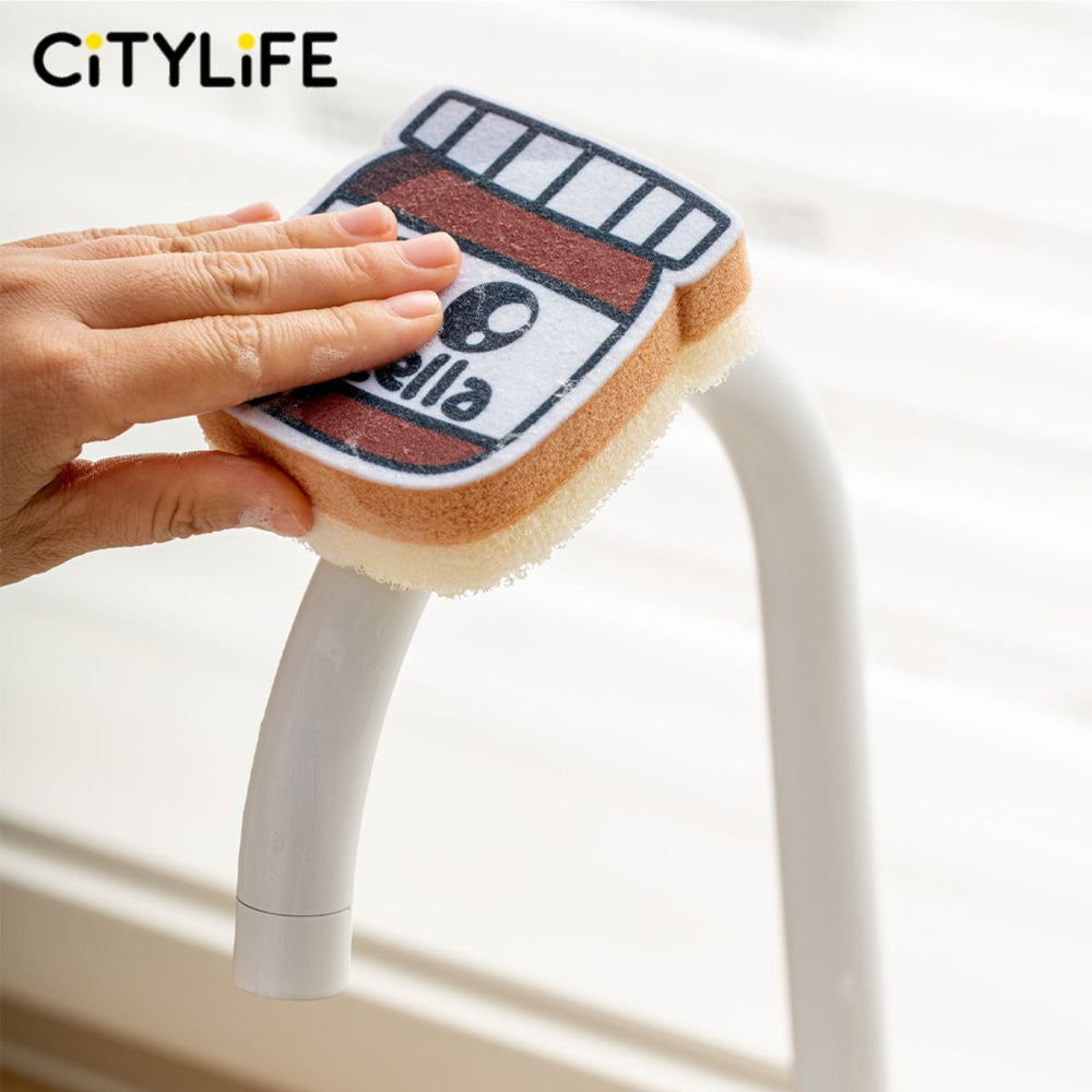 🔥NEW🔥 Citylife Kitchen Sponge Sponge Dual-Side Scrub Sponges for Kitchen Cleaning, Dishwashing