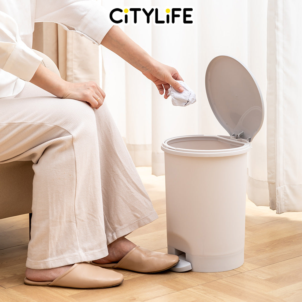 Citylife 10L Rubbish Bin Waste bin dustbin Trash Bins Garbage Bin Kitchen Bin  T-3090