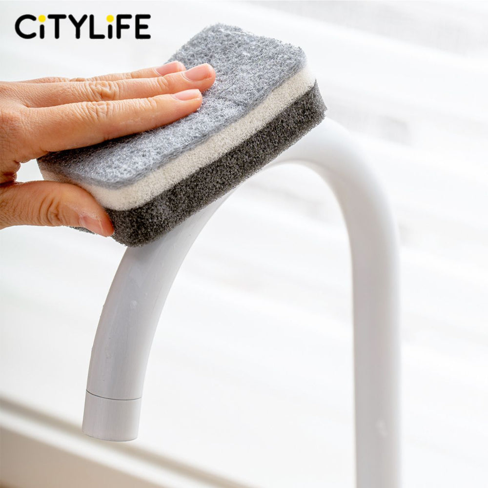 🔥NEW🔥Citylife Kitchen Sponge Sponge Dual-Side Scrub Sponges for Kitchen Cleaning, Dishwashing