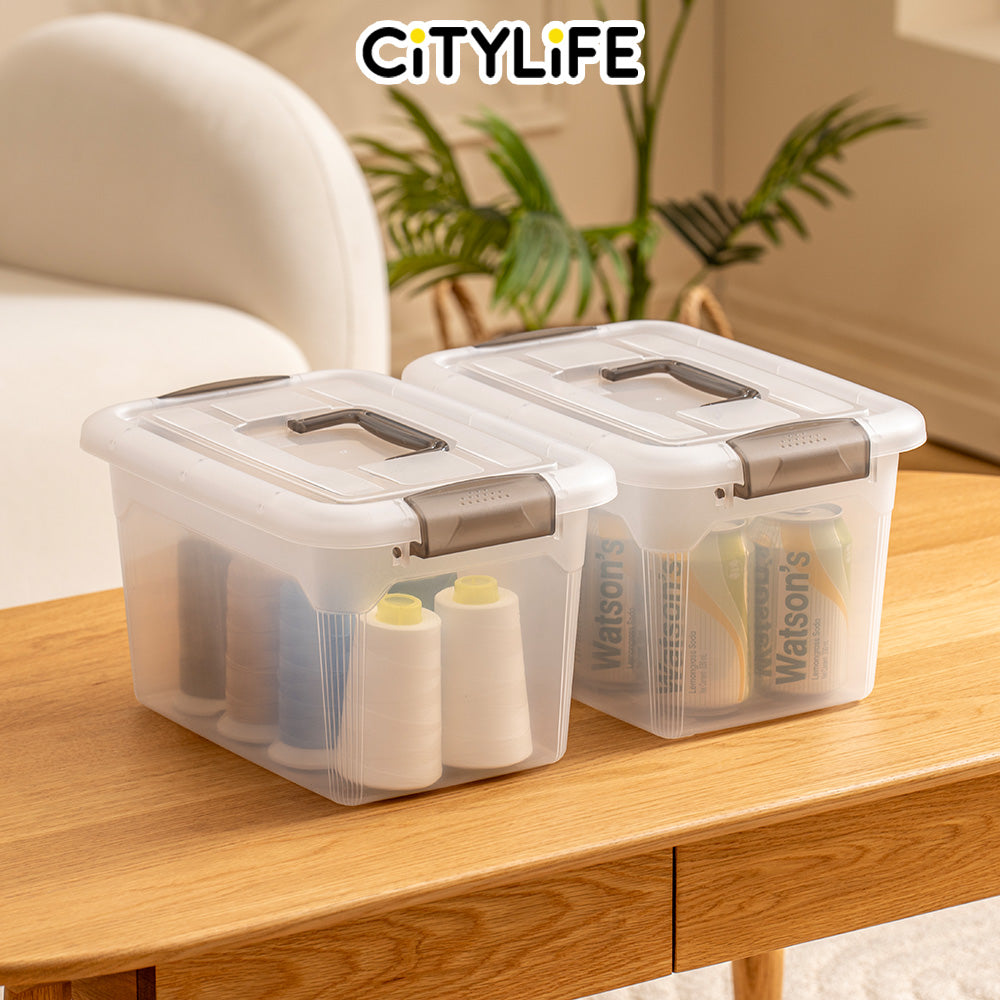 Citylife 5L/8L Handheld Medicine Stackable Storage Container Box First Aid Box Tool Box storage box X-617475