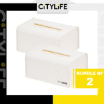 Citylife Faux leather texture Tissue Box Mini Facial Paper Organizsation Box H-80325