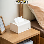 Citylife Faux leather texture Tissue Box Mini Facial Paper Organizsation Box H-80325