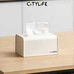 Citylife Faux leather texture Tissue Box Mini Facial Paper Organizsation Box H-80325