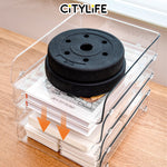 Citylife Acrylic Stackable Desktop Organiser Makeup Box Skincare Cosmetics Storage Box J-867071