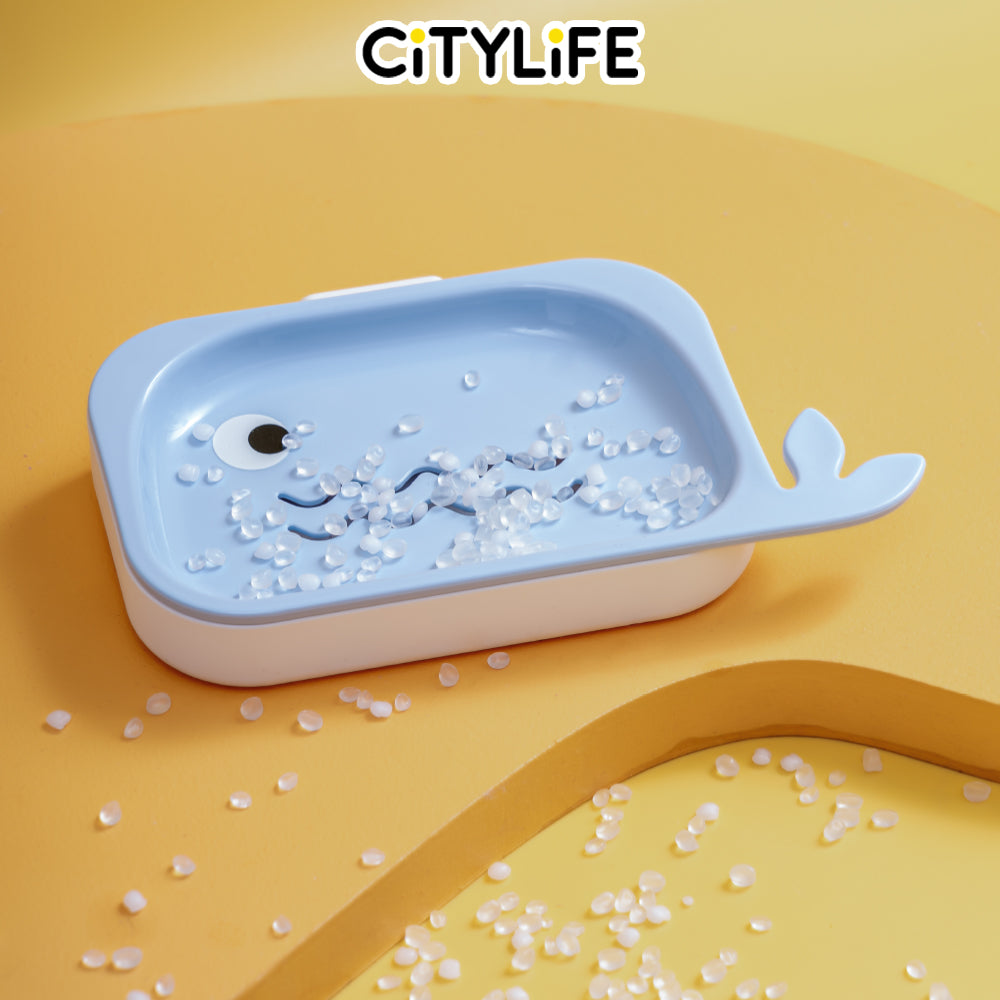 Citylife 170ML Children's Drain Soap Dish Soap Holder Tray Rack Shelf Storage Bathroom Accessories KB-7029 31