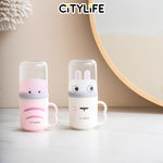 Citylife 540ML Children's Travel Wash Cup Cup Tooth Mug Tooth Set Box Mouthwash Cup Home Use Set Portable Toothbrush Storage Box KB-7327