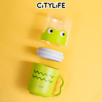 Citylife 540ML Children's Travel Wash Cup Cup Tooth Mug Tooth Set Box Mouthwash Cup Home Use Set Portable Toothbrush Storage Box KB-7327