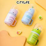 Citylife 540ML Children's Travel Wash Cup Cup Tooth Mug Tooth Set Box Mouthwash Cup Home Use Set Portable Toothbrush Storage Box KB-7327