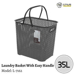 Citylife 35L Bathroom Large Size Laundry Basket With Easy Handle L-7162