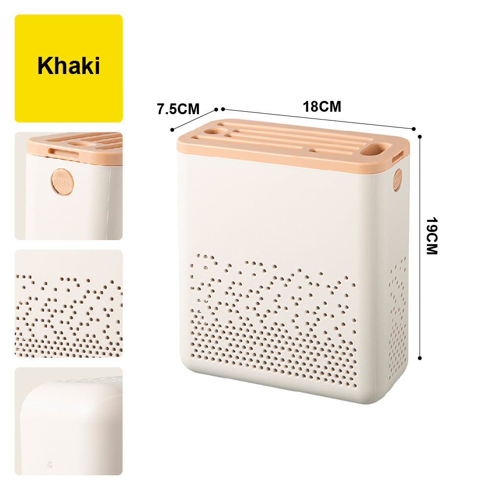 🔥NEW🔥Citylife Plastic Multi-functional Knife Holder Kitchen All-in-One Wall-mounted Storage Organizer