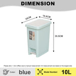 Citylife 10L Rubbish Bin Waste bin dustbin Trash Bins Garbage Bin Kitchen Bin  T-3068