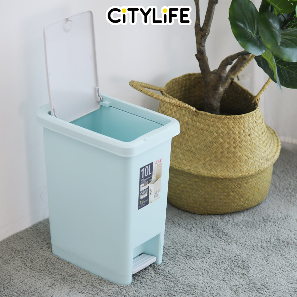 Citylife 10L Rubbish Bin Waste bin dustbin Trash Bins Garbage Bin Kitchen Bin  T-3068