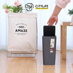Citylife 8L Kitchen Bathroom Laundry Movida One-Press Top Lid Trash Garbage Bin T-3074