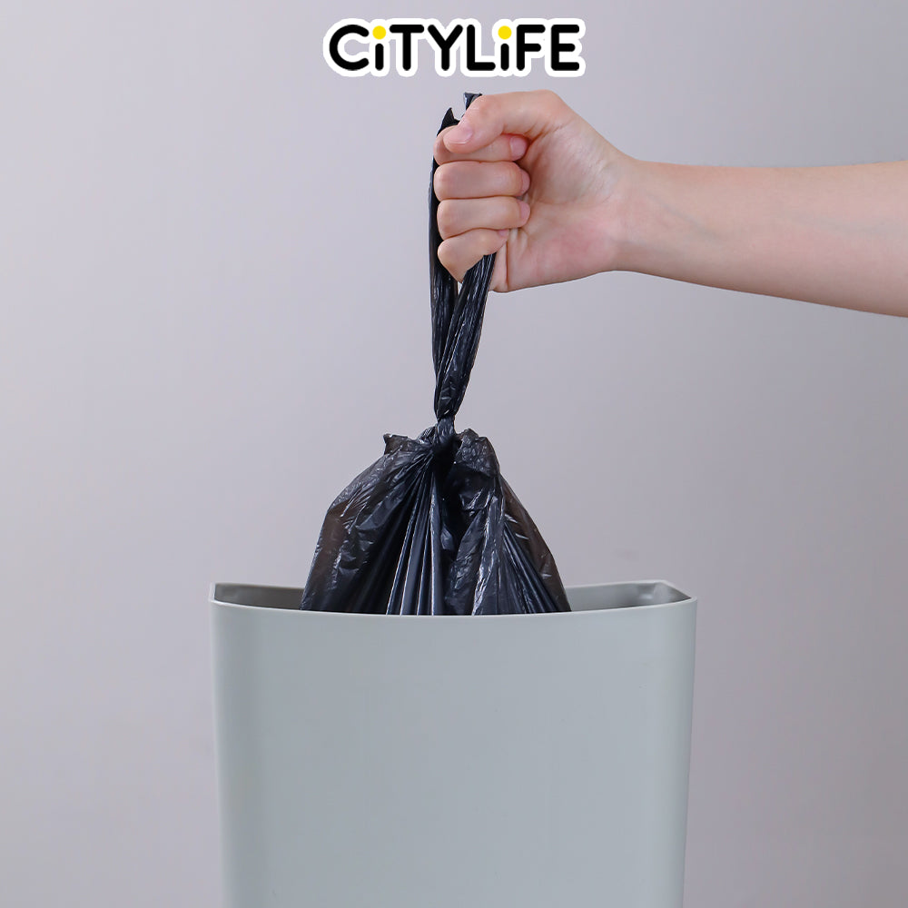 (BUNDLE OF 3) - Citylife Vest/Drawstring Garbage bag Large Trash Bag Rubbish Bag W-94202123