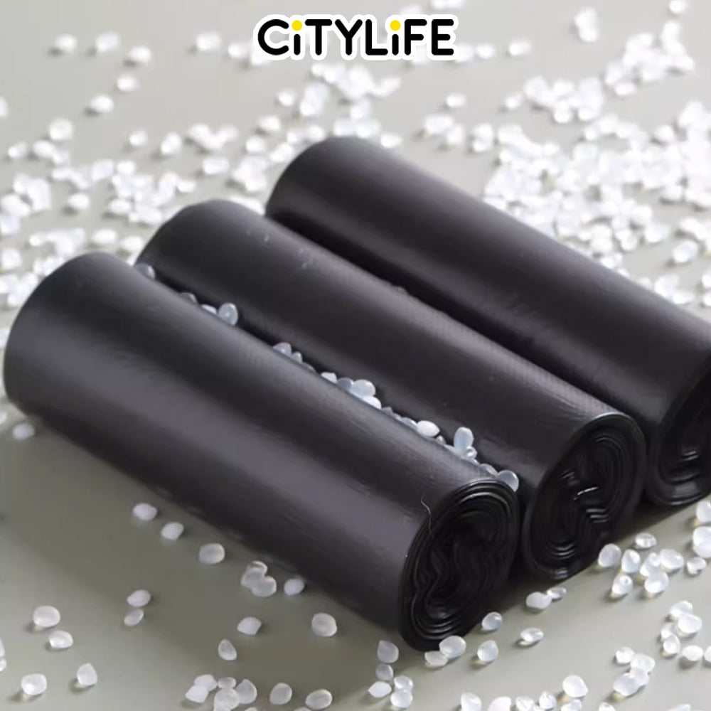 (BUNDLE OF 3) - Citylife Vest/Drawstring Garbage bag Large Trash Bag Rubbish Bag W-94202123