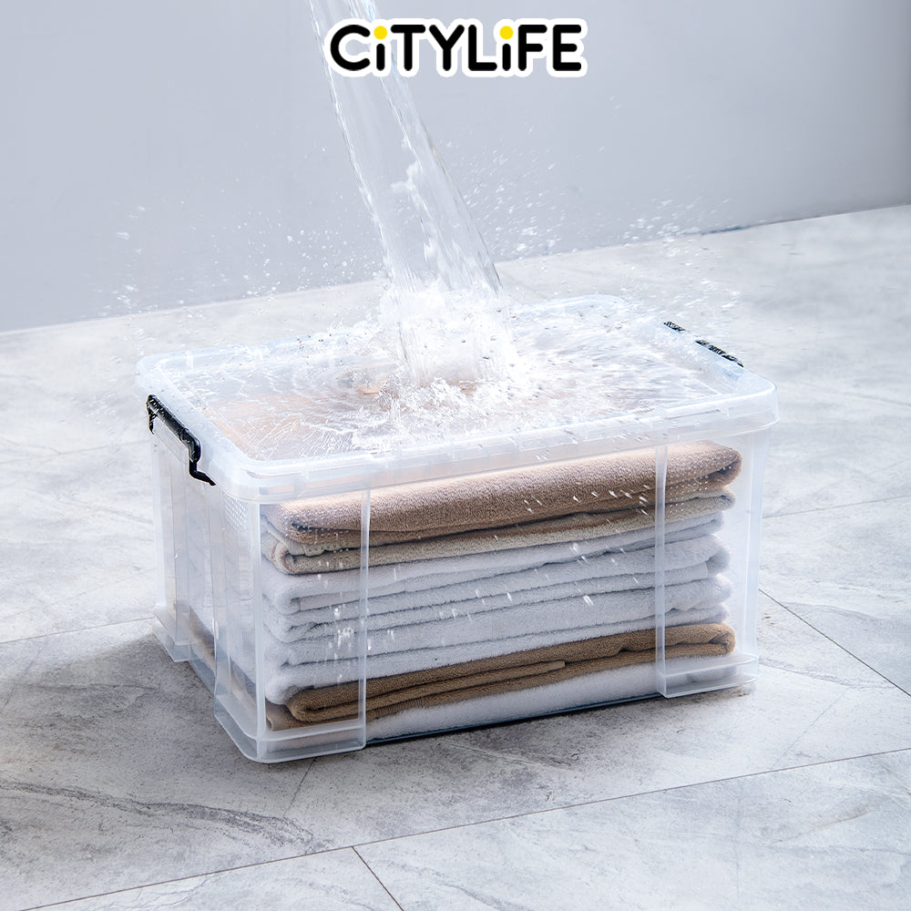 Citylife 20/65L Hercules Strong Box Reinforced for Greater Durability Transparent storage box large capacity X-6069/70