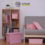(Bundle of 2) Citylife 11L Multi-Purpose Wardrobe Drawer Desk Stackable Storage Container With Lid X-6098