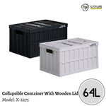 Citylife 64L Collapsible Car Storage Multi-Purpose Tools Stackable Storage Container Box With Random Design - L X-6275