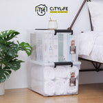 Citylife 65L Multi-Purpose Widea Stackable Storage Container Box With Wheels - XL X-6326