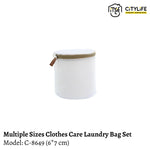 (Bundle of 2) Citylife Multiple Sizes Clothes Care Washing Machine Laundry Bag Set S+M+L C-8645464849